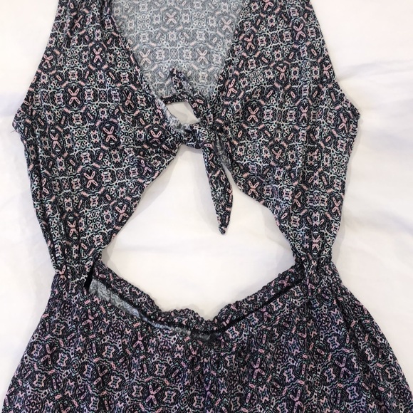 BCBGeneration Multicolor Cut Out Swim Cover Up - Picture 3 of 5